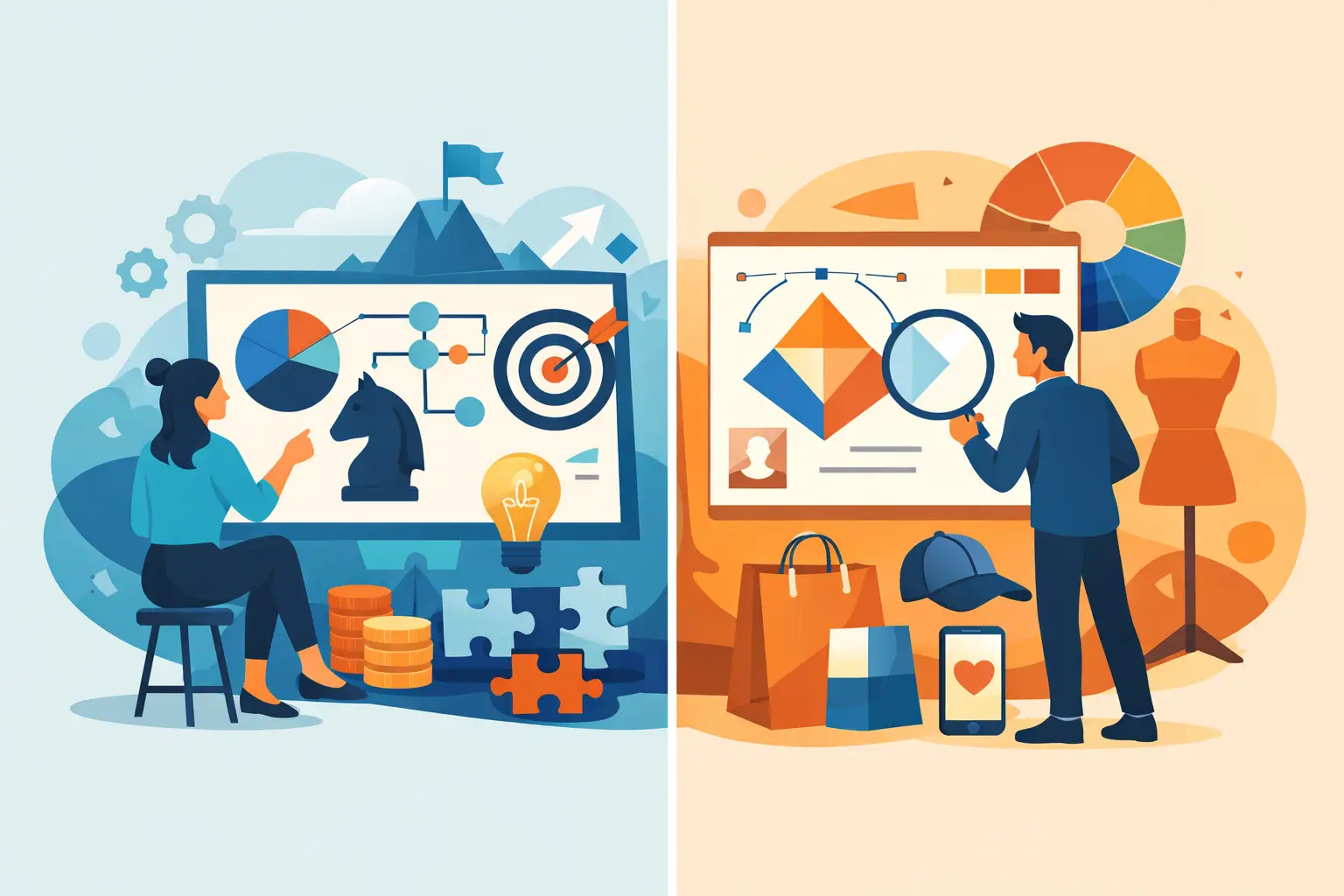 You are currently viewing Brand Strategy vs Brand Identity Explained