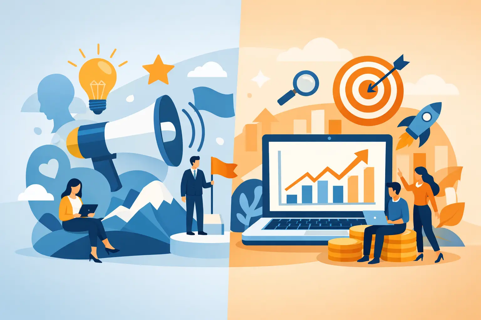 You are currently viewing Branding vs Performance Marketing for Growth